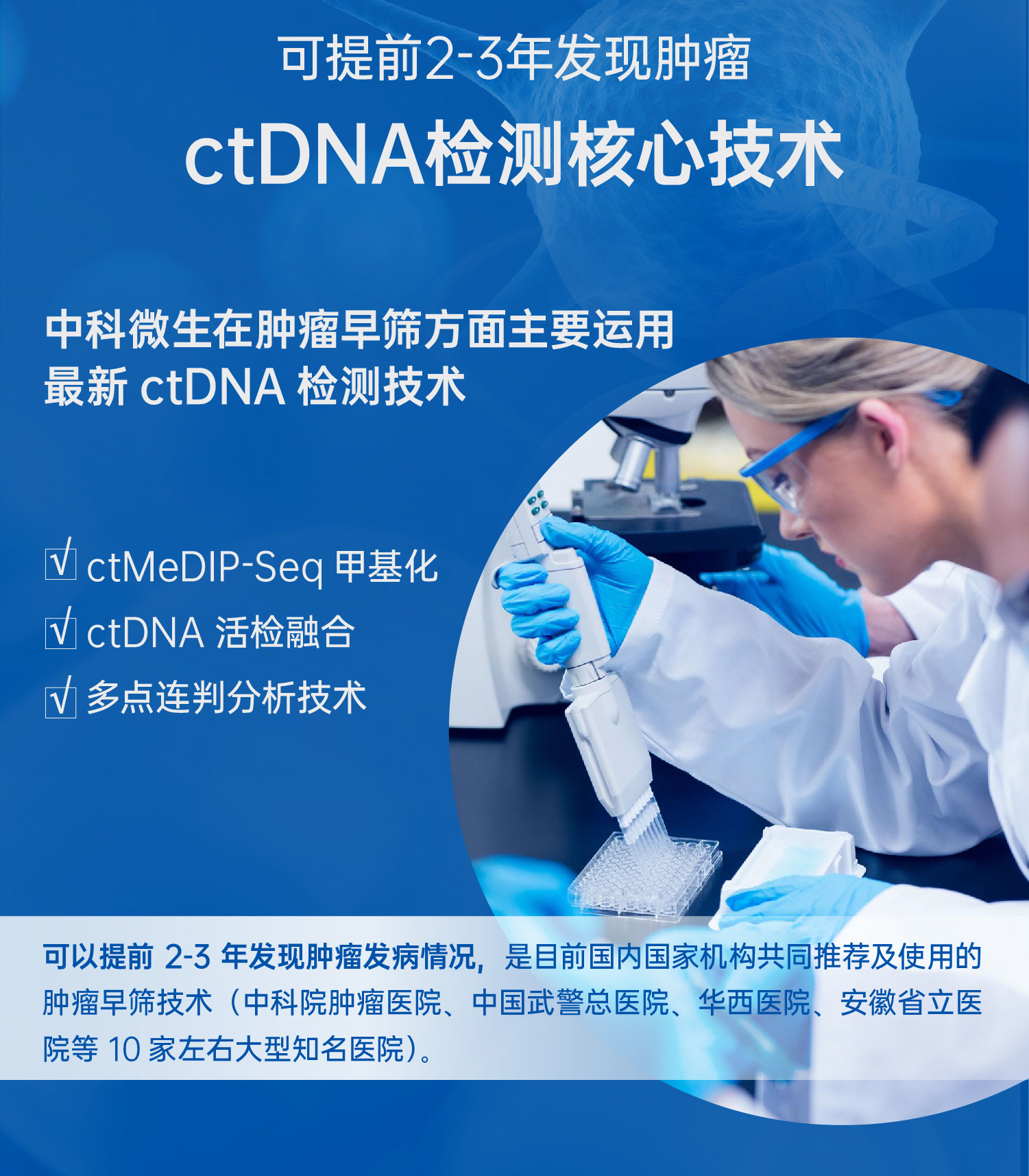 ctDNA癌症超早期筛查-ctDNA癌症超早期筛查-中科微生——精准医学·微润生命
